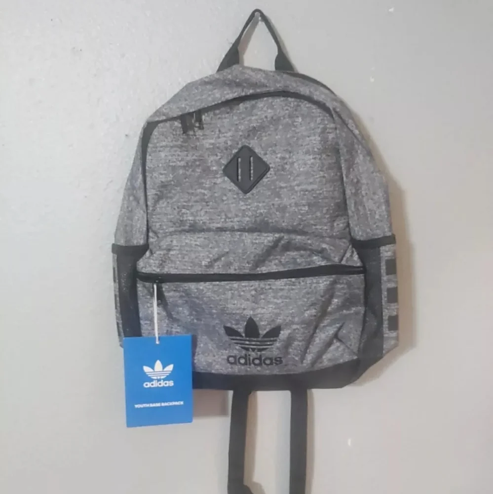 ADIDAS ORIGINALS BASE BACKPACK JERSEY ONYX GREY NEW